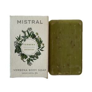 Mistral Gentle Bar Soap Verbena Body Soap Travel Size 1.59 Oz France NEW